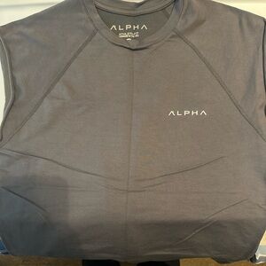 Alpha Gray Sleeveless Shirt